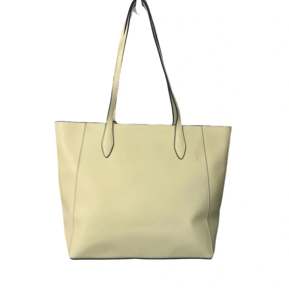 Kate Spade New York Yellow Leather Tote with Structured Design. NWOT